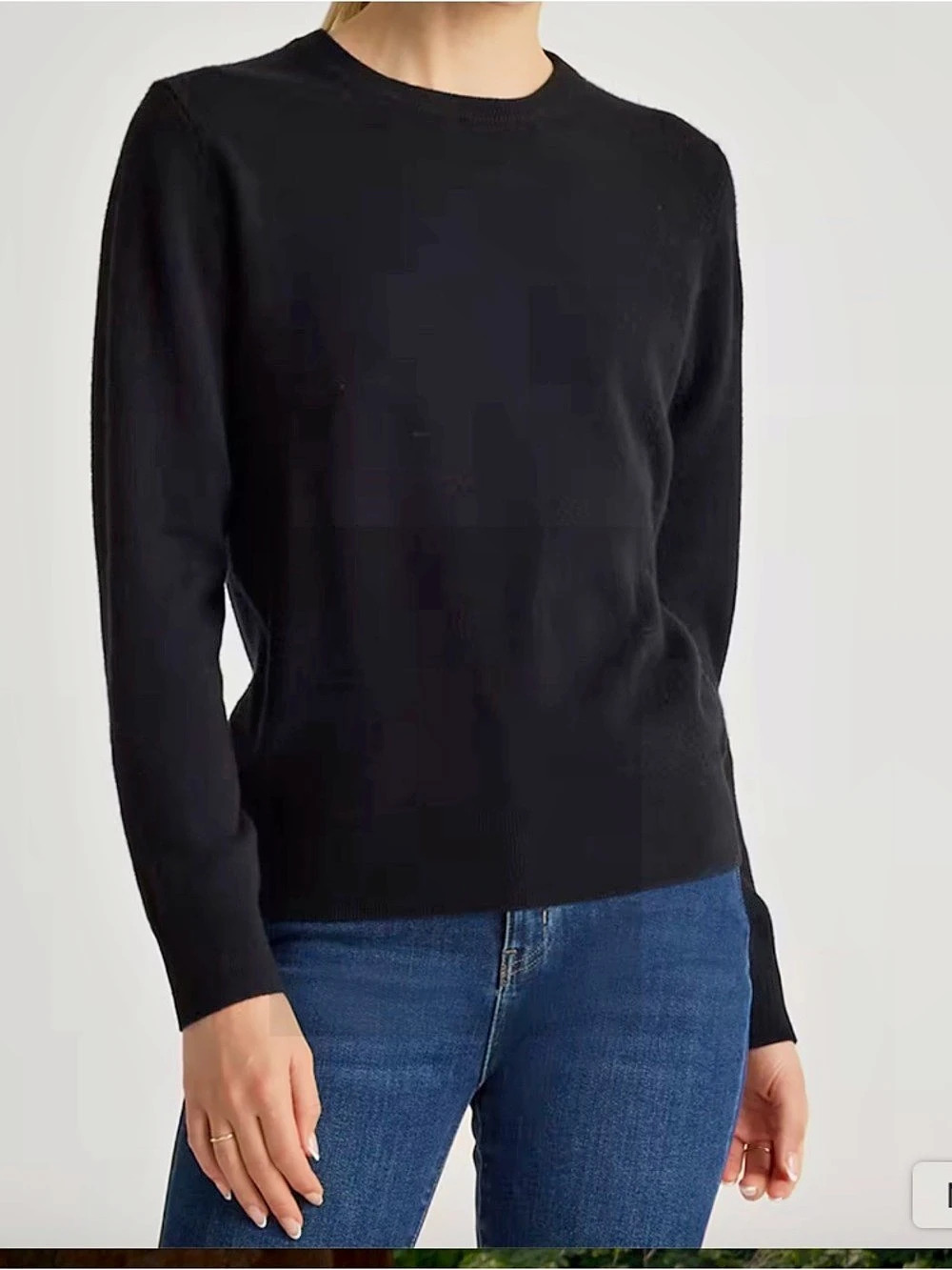 Quince Mongolian Cashmere Crew Neck Sweater